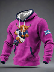 Sweat à capuche imprimé pour homme Scotland Rugby Lover