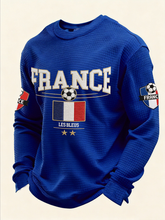 Sweatshirt équipage De Football Waffle Crewneck pour homme