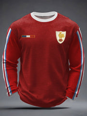 T-shirt à manches longues France Rugby Waffle Homme