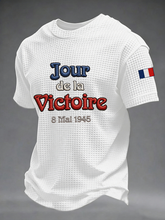 Homme Jour de la Victoire 8 mai 1945 Manches courtes en gaufre