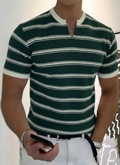 T-shirt à col en V Business pour hommes
