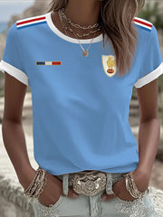 T-shirt manches courtes France Rugby Femme
