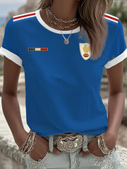 T-shirt manches courtes France Rugby Femme