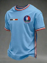 T-shirt imprimé de rugby de l’équipe de France pour hommes