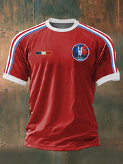 T-shirt imprimé de rugby de l’équipe de France pour hommes