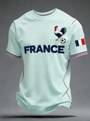 T-shirt à manches courtes pour homme, style football américain