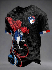 T-shirt à manches courtes pour homme, style football américain
