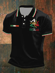 Chemise Sicile Trinacrie pour hommes
