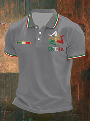 Chemise Sicile Trinacrie pour hommes