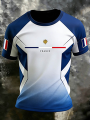 T-shirt à manches courtes pour hommes, France