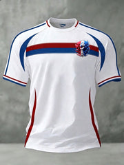 T-shirt imprimé France Football pour hommes