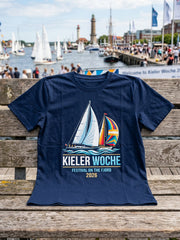 T-shirt décontracté à imprimé Kieler Woche pour hommes