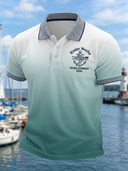 Chemise décontractée imprimée Kieler Woche pour hommes