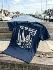 T-shirt décontracté à imprimé Kieler Woche pour hommes