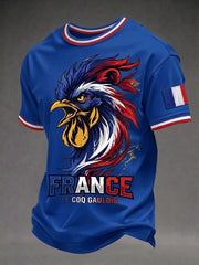 T-shirt imprimé France pour hommes