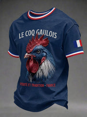 T-shirt imprimé France pour hommes