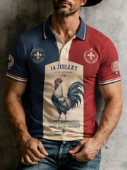 Chemise pour homme France Le 14 Juillet imprimée