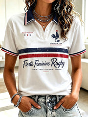T-shirt de rugby pour femmes, France