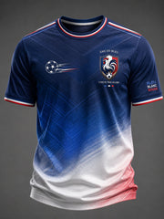 T-shirt imprimé France Football pour homme