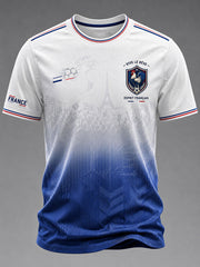 T-shirt imprimé France Football pour homme