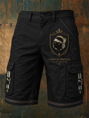 Shorts pour homme imprimés au drapeau de la Corse