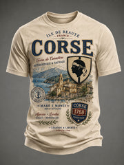 T-shirt corset à manches courtes pour homme