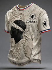 T-shirt à manches courtes Corse pour homme