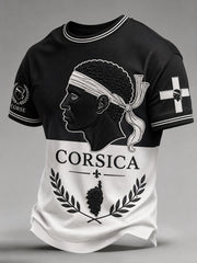 T-shirt à manches courtes Corse pour homme