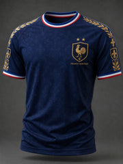 T-shirt imprimé France Football pour homme