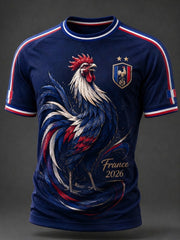 T-shirt homme imprimé France Football