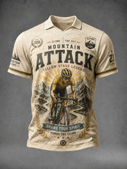 T-shirt à col en V Mountain Attack pour homme