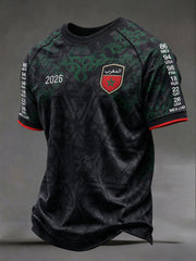 T-shirts de football marocain pour hommes