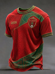 T-shirts de football marocain pour hommes