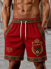 Shorts de football pour hommes Maroc 2026
