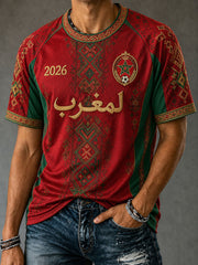 T-shirts de football pour hommes Maroc 2026