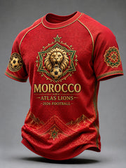 T-shirts de football pour hommes Maroc 2026