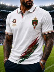 Polo imprimé pour homme MAROC