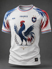 T-shirt homme imprimé France Football