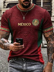 T-shirt imprimé Mexico Proud Art pour homme