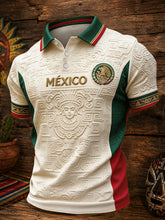 Les hommes du Mexique Football Lover Art imprimé Tops occasionnels