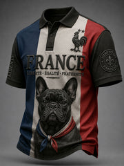T-shirt pour homme à l’effigie d’un bouledogue français