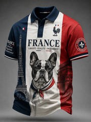 T-shirt pour homme à l’effigie d’un bouledogue français