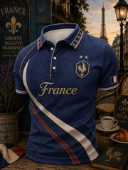 Chemise pour hommes imprimée France Football