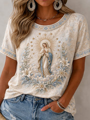 T-shirt pour femmes représentant l’Assomption de Marie