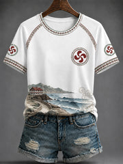 T-shirt imprimé Spain Euskadi Femme