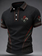 Haut Décontracté Basque Countr Print Homme