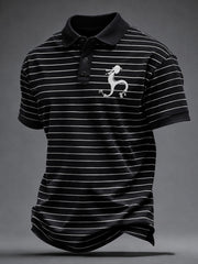 Chemise imprimée Bretagne Fest‑Noz pour homme