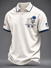 Polo imprimé pour homme Armistice du 11 Novembre