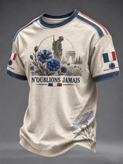 T-shirt imprimé pour hommes Armistice du 11 Novembre