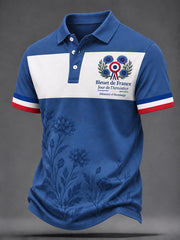 Chemise imprimée pour la Journée de l'Armistice, modèle homme